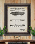 Surfboard 1950 Patent Print at Adirondack Retro