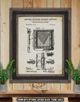 Windshield Wiper 1903 Patent Print | Adirondack Retro