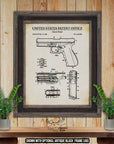 Pistol 1985 Patent Print at Adirondack Retro