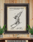 Trap Shooting Machine 1921 Patent Print at Adirondack Retro