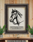 Saratoga Race Course Print - Vintage Horse Racing Art at Adirondack Retro