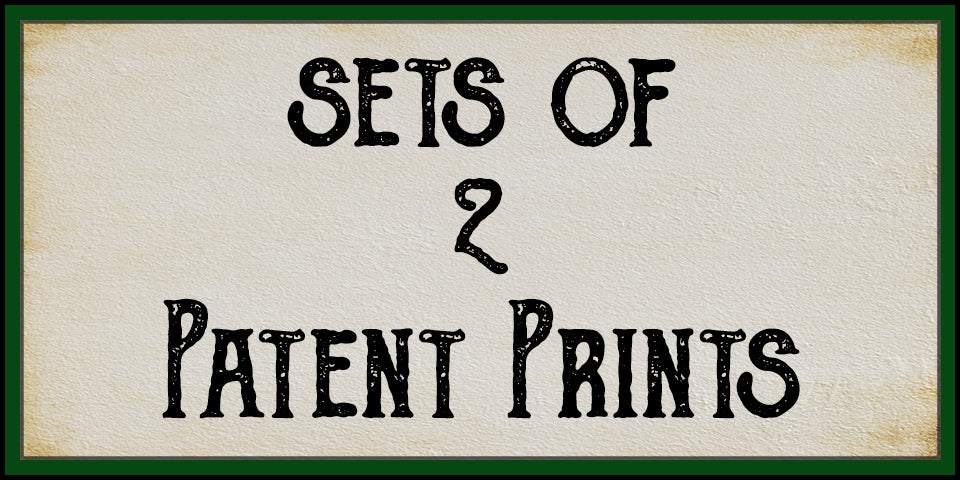 Patent Print Sets of 2 | Adirondack Retro