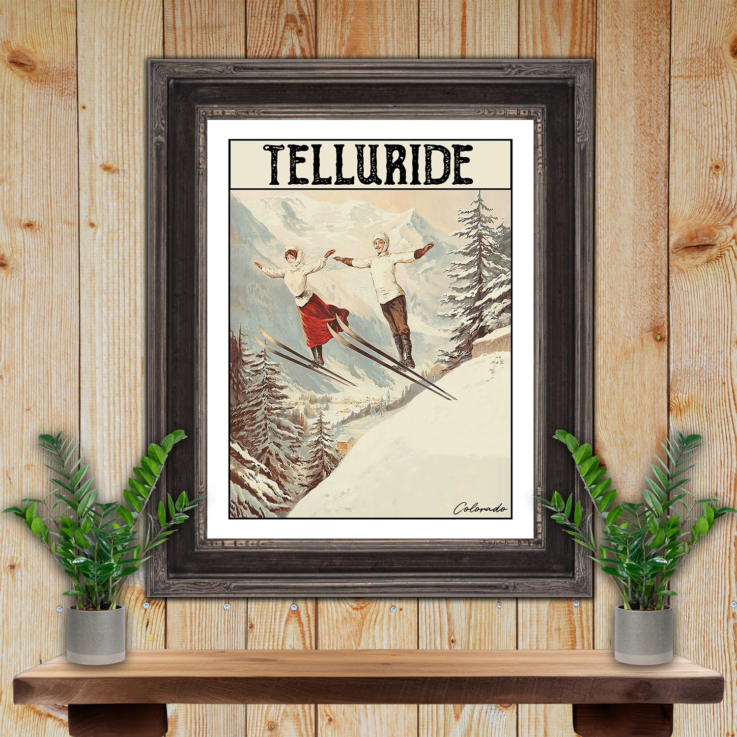 Custom Ski Resort Posters at Adirondack Retro