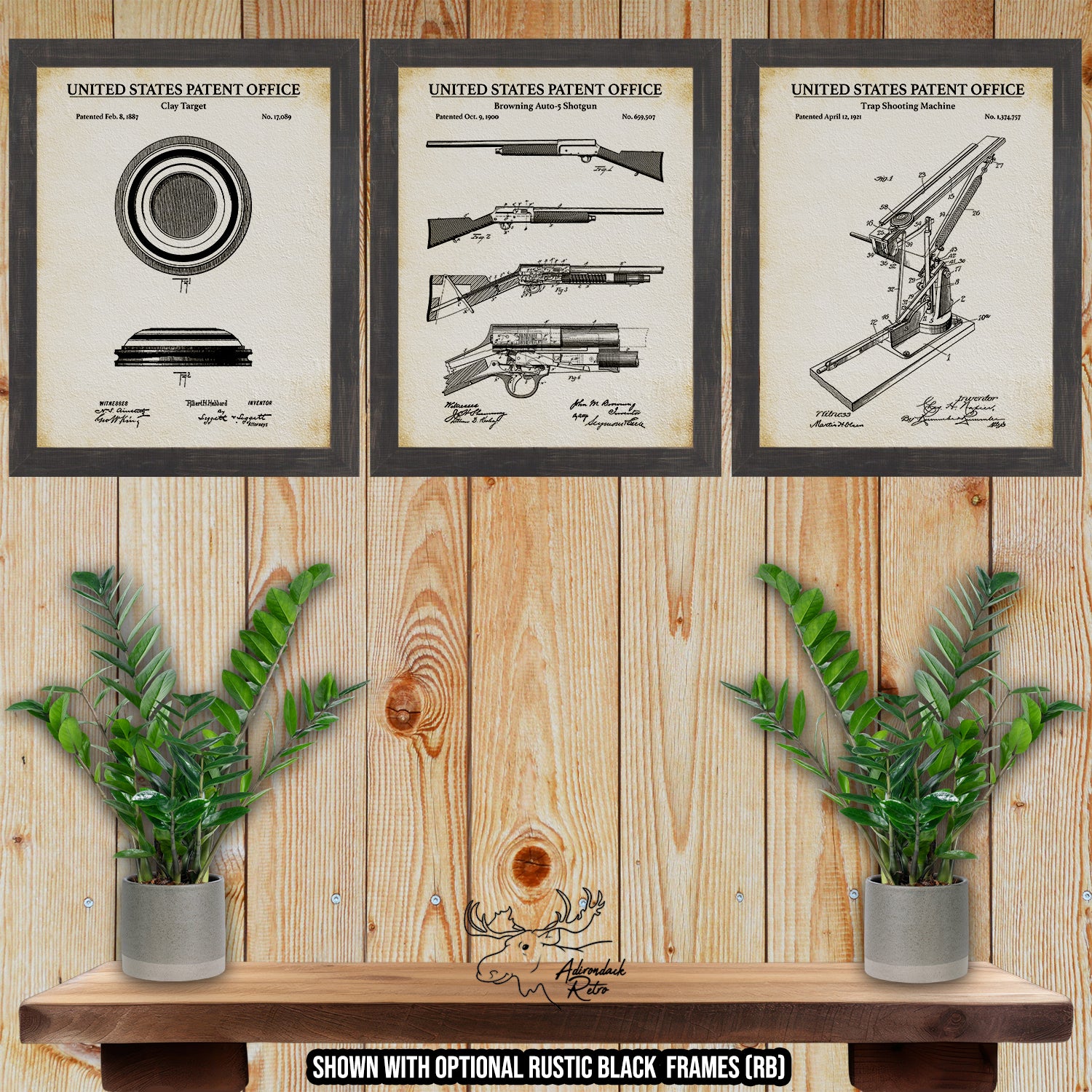 Trap Shooting Machine Patent at Adirondack Retro