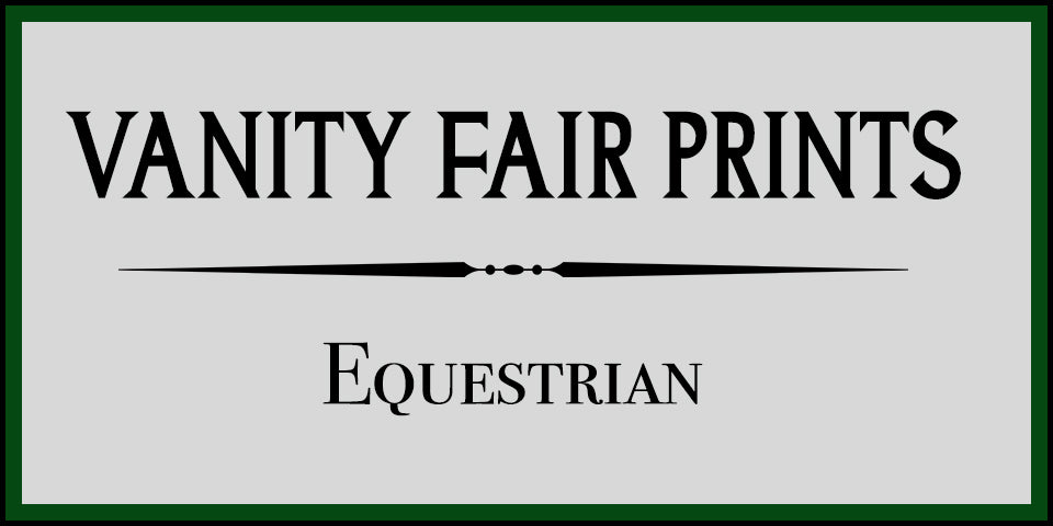 Antique Vanity Fair Equestrian Prints at Adirondack Retro