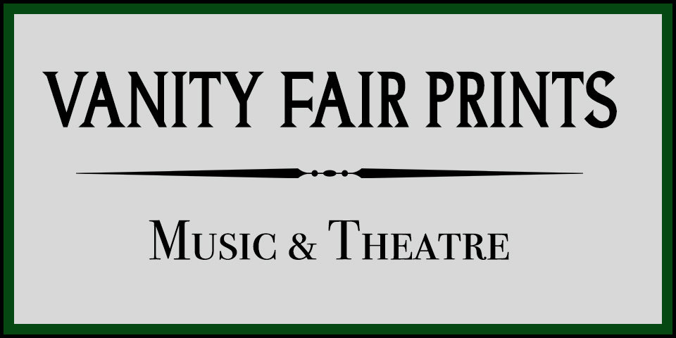 Antique Vanity Fair Music & Theatre Prints at Adirondack Retro