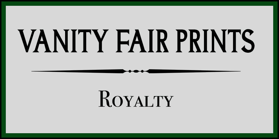 Antique Vanity Fair Royalty Prints at Adirondack Retro