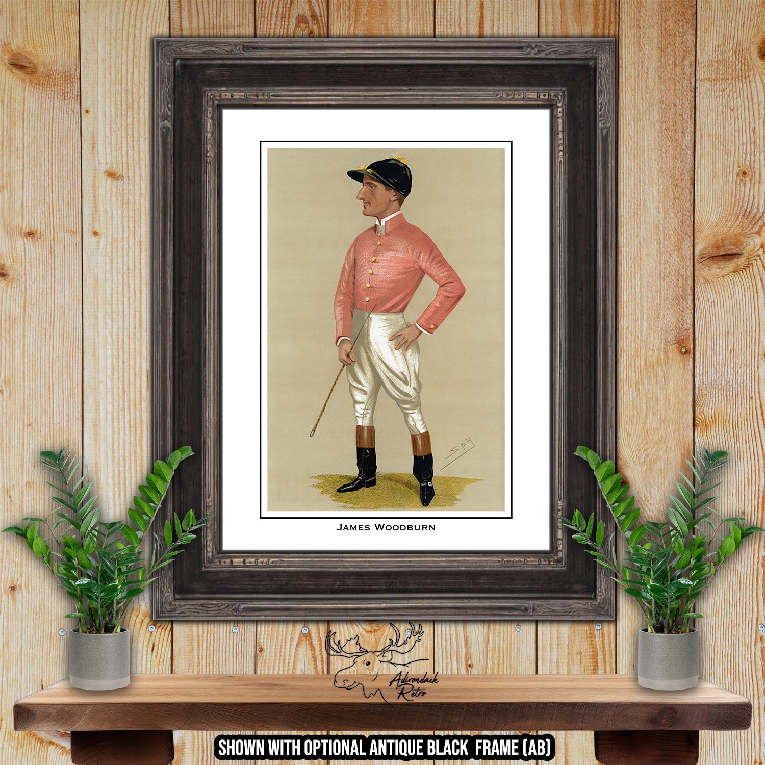 Jockey Print - James Woodburn - Horse Racing Giclee Print at Adirondack Retro