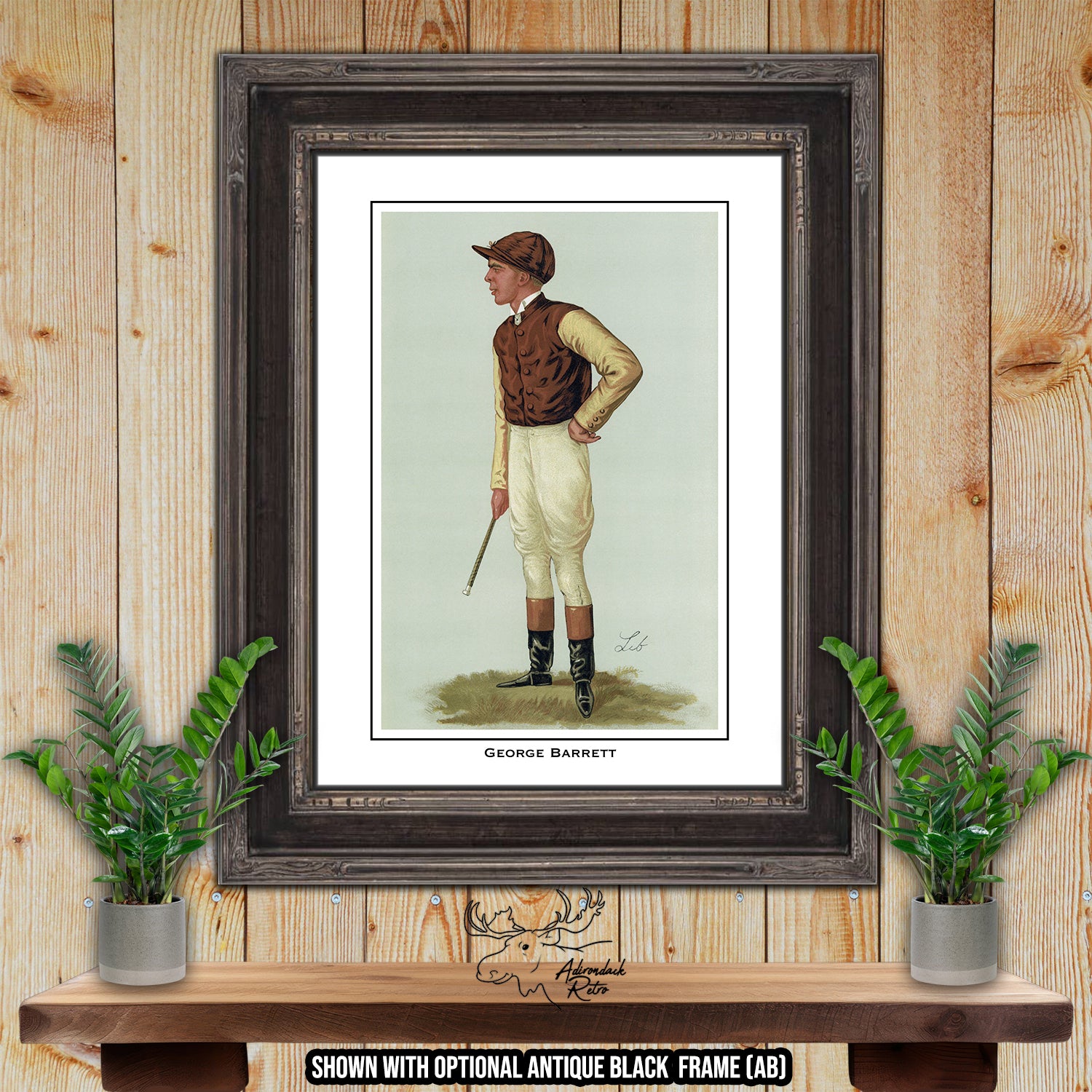 Jockey Print - George Barrett - Horse Racing Giclee Print at Adirondack Retro
