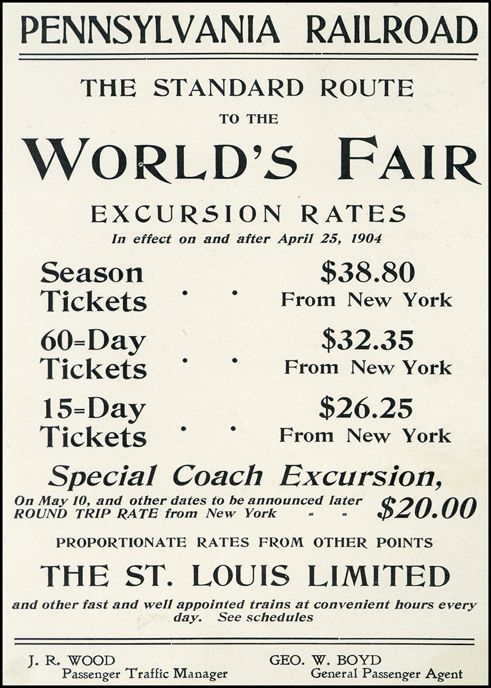 Original & Authentic Vintage World's Fair Ads at Adirondack Retro