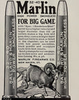 1903 Marlin Fire Arms Co. Antique Print Ad Cartridges Mountain Goat New Haven CT