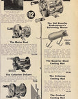 1937 Shakespeare Marhoff Fishing Reel Print Ad - Lures Tackle Kalamazoo Michigan