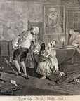 1822 MARRIAGE A LA MODE (Set of 6) Authentic Hogarth Heath Ed. Antique Prints