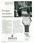 1951 Rolex Perpetual Watch Self Winding - Chinese Fire Pendulum - Photo Print Ad