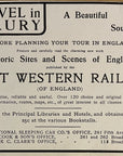 1905 Great Western Railway England Print Ad British Train Travel Great Britain
