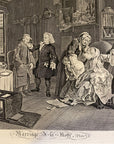 1822 MARRIAGE A LA MODE (Set of 6) Authentic Hogarth Heath Ed. Antique Prints