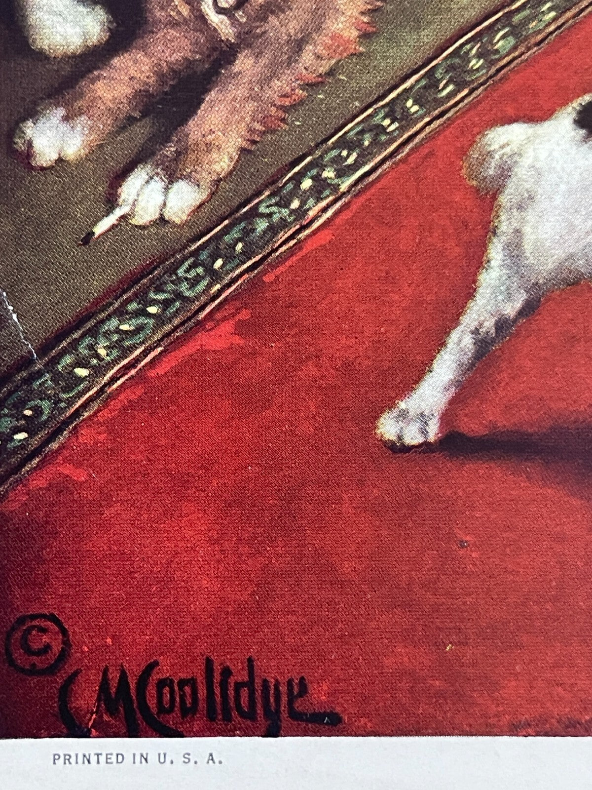 C.M. Coolidge RIDING THE GOAT Masonic Initiation Saint Bernard Dogs