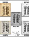 Slot Machine Patent Print Set of 6