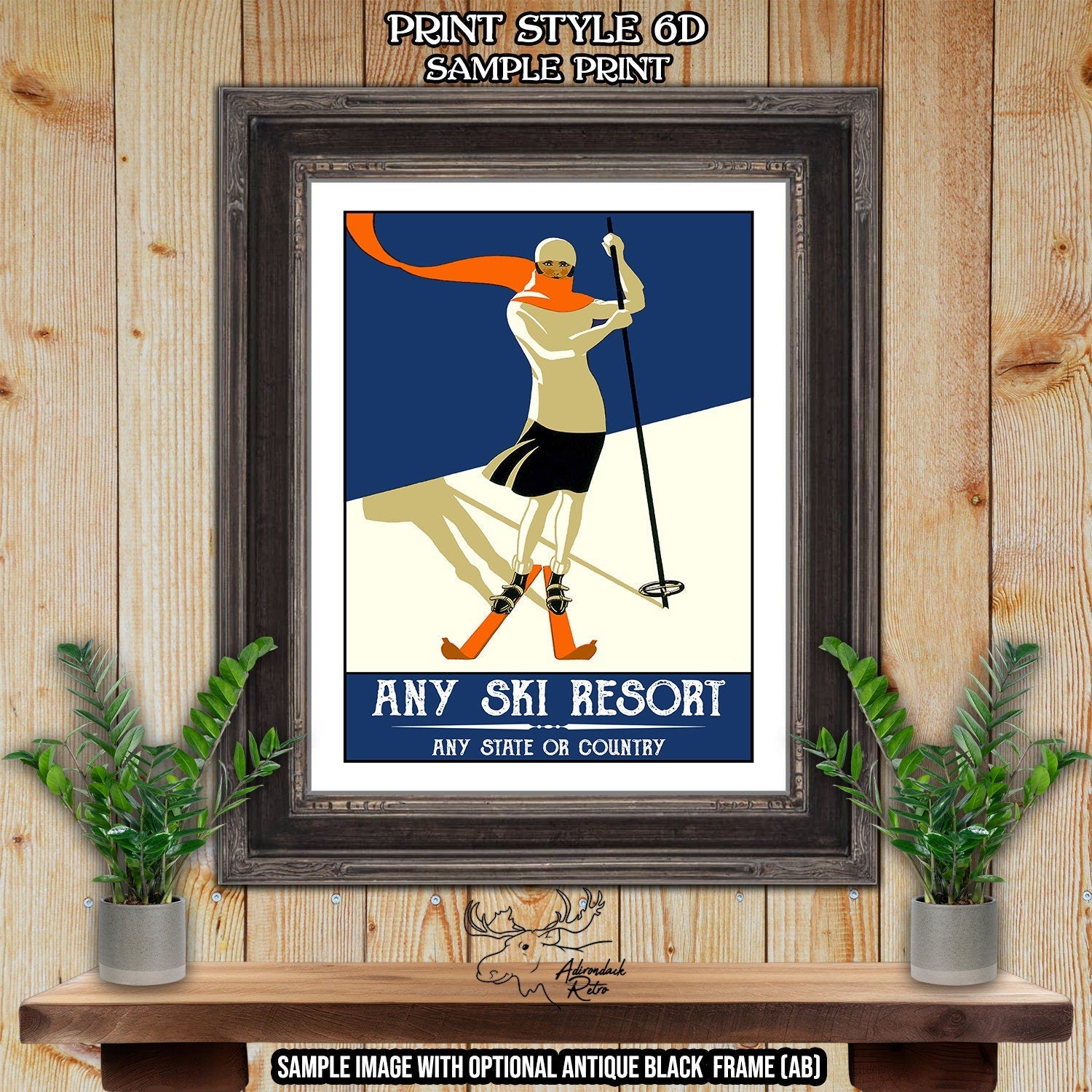 Wildcat New Hampshire Retro Ski Resort Art Print