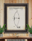 Archery Bow 1964 Patent Print