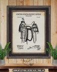 Horse Riding Saddle 1901 Patent Print