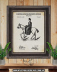 1890 Horse Riding Habit Patent Print - Women&