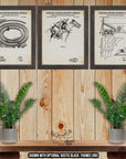 Greyhound Dog Racing Patent Print Set of 3 - Old Racing Dog Posters at Adirondack Retro