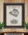 Laserdisc Player Patent Print - Retro Electronics Illustration - 1985 Laser Disc Invention at Adirondack Retro