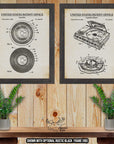 Laserdisc Patent Print Set of 2 - Laser Disc Posters at Adirondack Retro