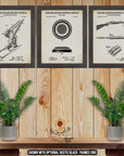 Trap Shooting Patent Prints - Skeet Shooting Poster Set of 3 at Adirondack Retro