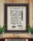 Bacon Package Patent Print - Bacon Poster - Kitchen Wall Art at Adirondack Retro