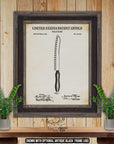 Bread Knife Patent Print - Silverware Poster - Kitchen Utensil Invention at Adirondack Retro