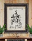 Cartridge And Game Belt Patent Print - 1894 Duck Hunting Invention at Adirondack Retro