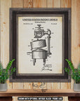 Washing Machine Patent Print - 1926 Laundry Invention at Adirondack Retro