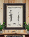 Clothespin Patent Print - 1904 Laundry Invention at Adirondack Retro