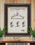 Clothes Hanger Patent Print - 1926 Laundry Invention at Adirondack Retro