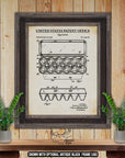 Egg Carton Patent Print - Culinary Poster - 1969 Farming Invention at Adirondack Retro