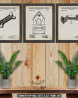 Canine Patent Print Set of 3 - Dog Owner Posters - Canine Inventions at Adirondack Retro