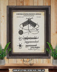 Knitting Needle Patent Print - 1937 Knitting Invention at Adirondack Retro