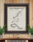 Leg Stretcher Patent Print - Home Gym Poster - 1955 Fitness Equipment Invention at Adirondack Retro