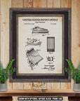 Sugar Dispenser Patent Print - Kitchen Wall Art - 1938 Coffee Shop Invention at Adirondack Retro