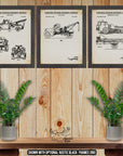 Tow Truck Patent Print Set of 3 - Vintage Tow Truck Inventions at Adirondack Retro