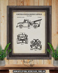 Tow Truck Patent Print Set of 6