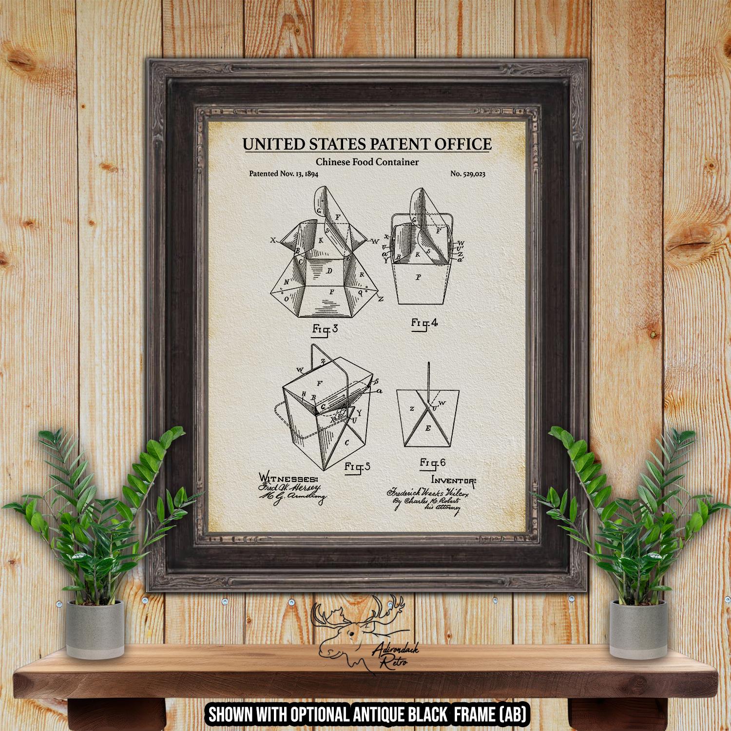 Pizza Patent Print Set of 6