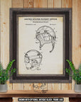 Snowboarding Patent Print Set of 6