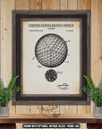 Golf Patent Print Set of 6