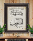 Garbage Removal Patent Print Set of 2