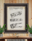 Garlic Press Patent Print - 1996 Cooking Utensil Invention at Adirondack Retro