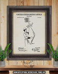 Meat Hook 1902 Patent Print