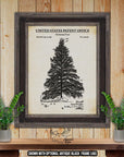 Christmas Patent Print Set of 5